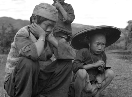 Local kids in SW China during WWII.  From the collection of Eugene T. Wozniak.