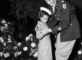 GI and charming girl dancing in India during WWII.