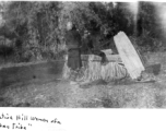 Native hill women of a Shan tribe. In the CBI during WWII.
