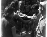 An argument among refugees the Liuzhou railway station in the fall of 1944.