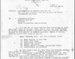 Page of Lt. Teeter's IDPF