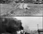 Allied destruction at Guilin before retreating in front of the Japanese advance in the summer/fall of 1944.  From the collection of Hal Geer.