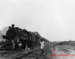 Chinese civilian evacuation in Guangxi province, China, during WWII, during the summer or fall of 1944 as the Japanese swept through as part of the large Ichigo push.