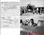 A captured Japanese airplane  in 1943 and an American pilot (who is noted to have supposedly died) in the CBI during WWII in 1943. 