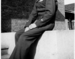 Ray Basky at the Nanjing (Nanking) Middle School on December 5th, 1945, in the CBI during WWII.
